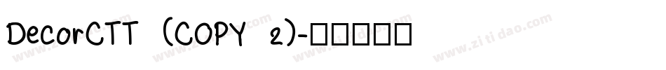 DecorCTT (COPY 2)字体转换